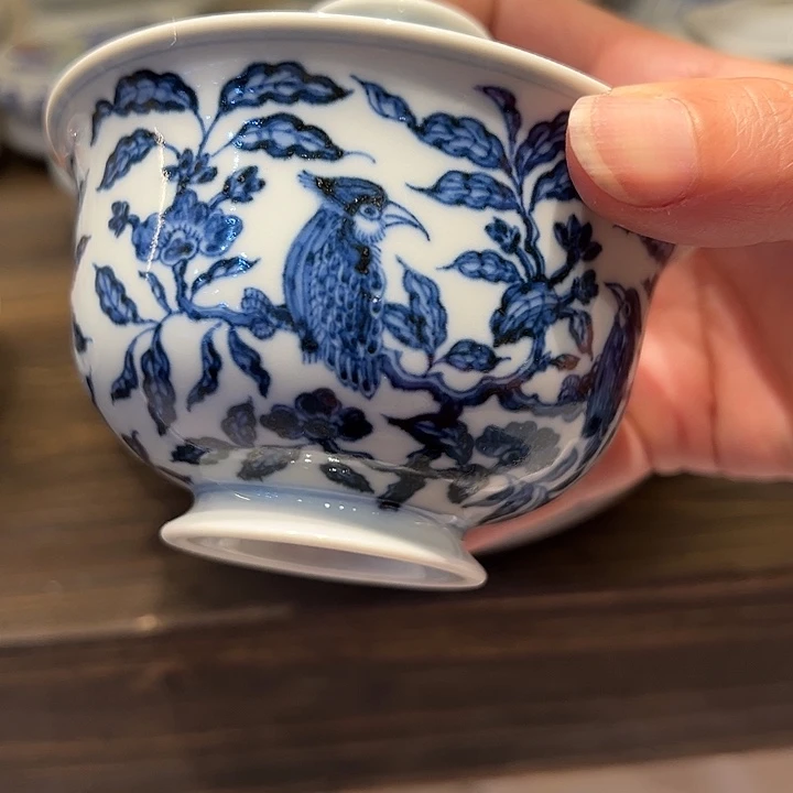 杰*景土造物仿明盖碗