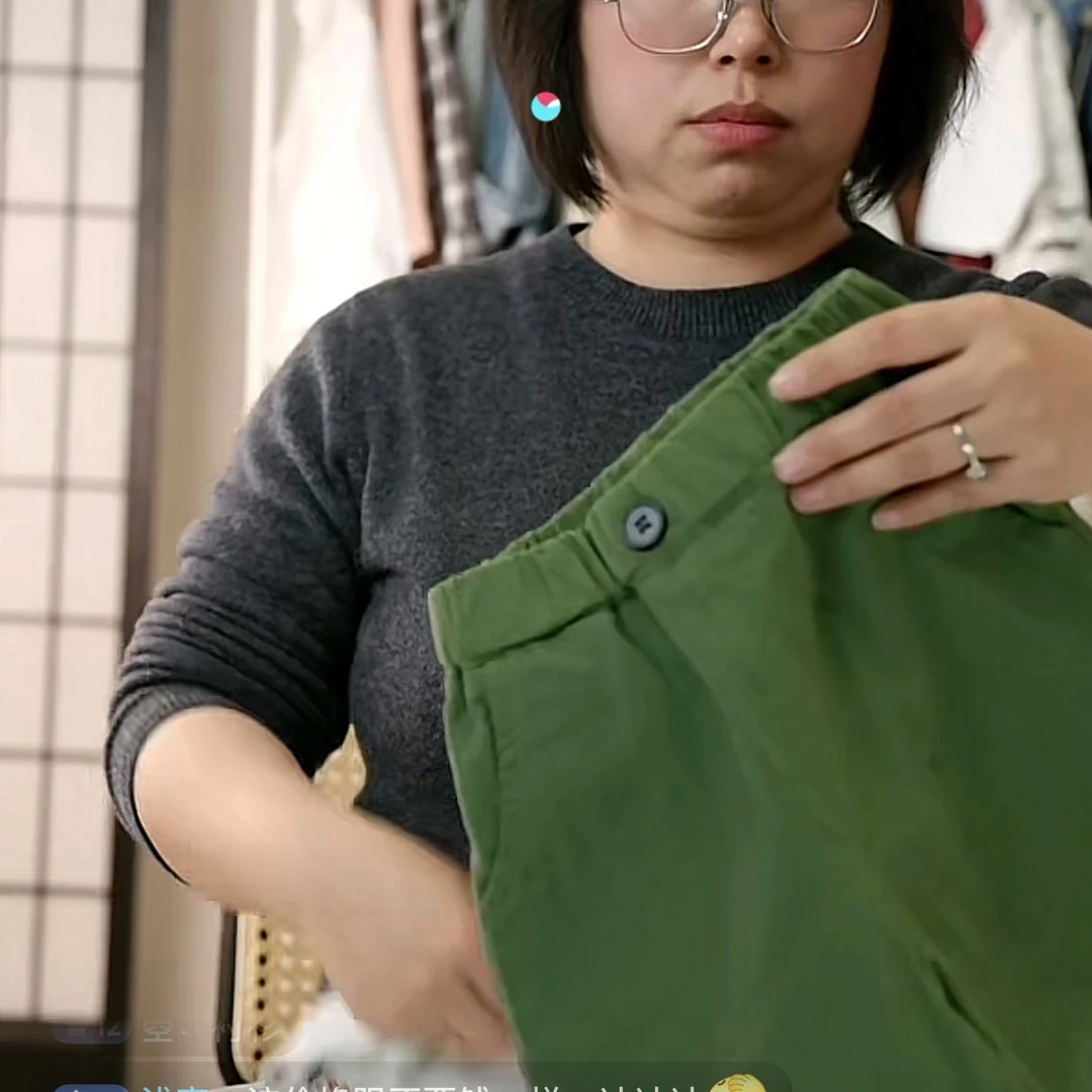 儿童韩版夏款绿色裤子