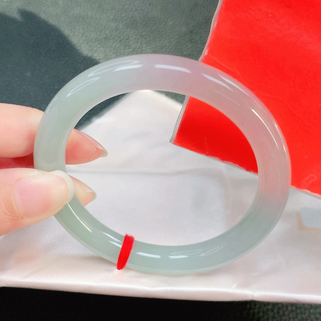 翡翠未镶嵌手镯55圈