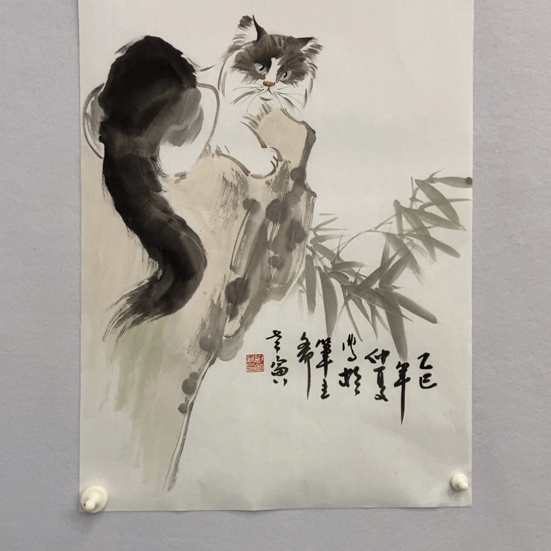 国画墨鱼精品墨鱼精品