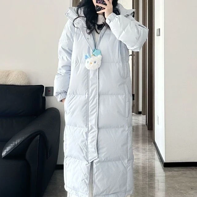 冬2025新款羽绒棉衣棉服女中长款韩版宽松棉袄长过膝加厚学生外套