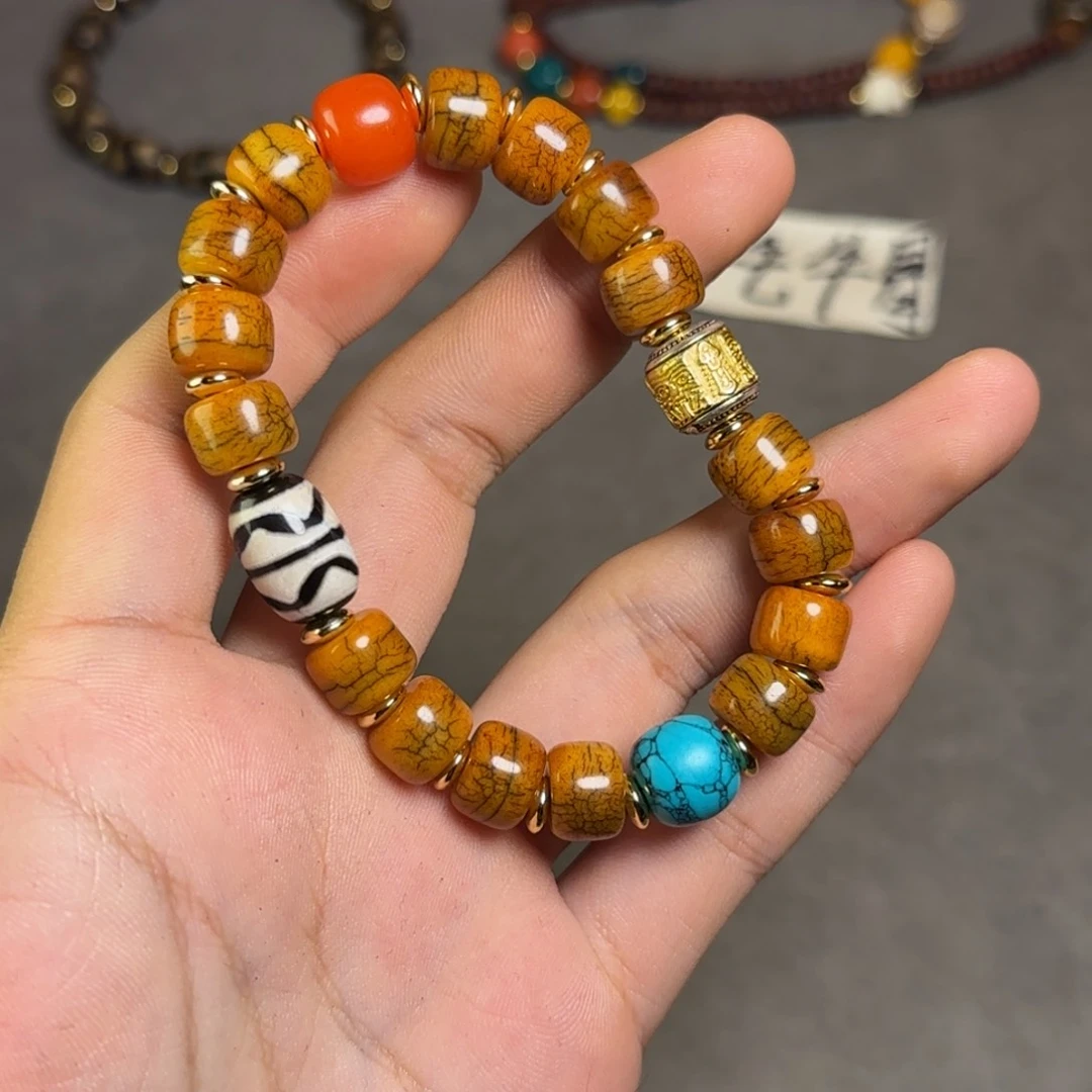 颈饰琉璃大*狼琉璃颈饰