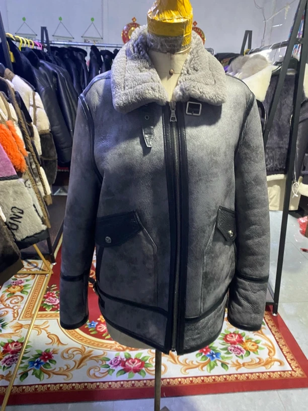 皮毛一体衣服（图片仅供参考以实物为主）