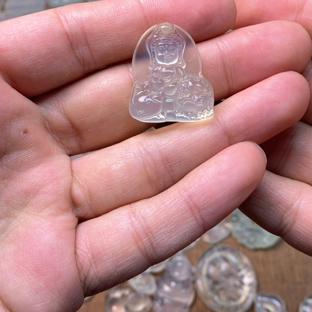 岫玉吊坠(不含链)未镶嵌