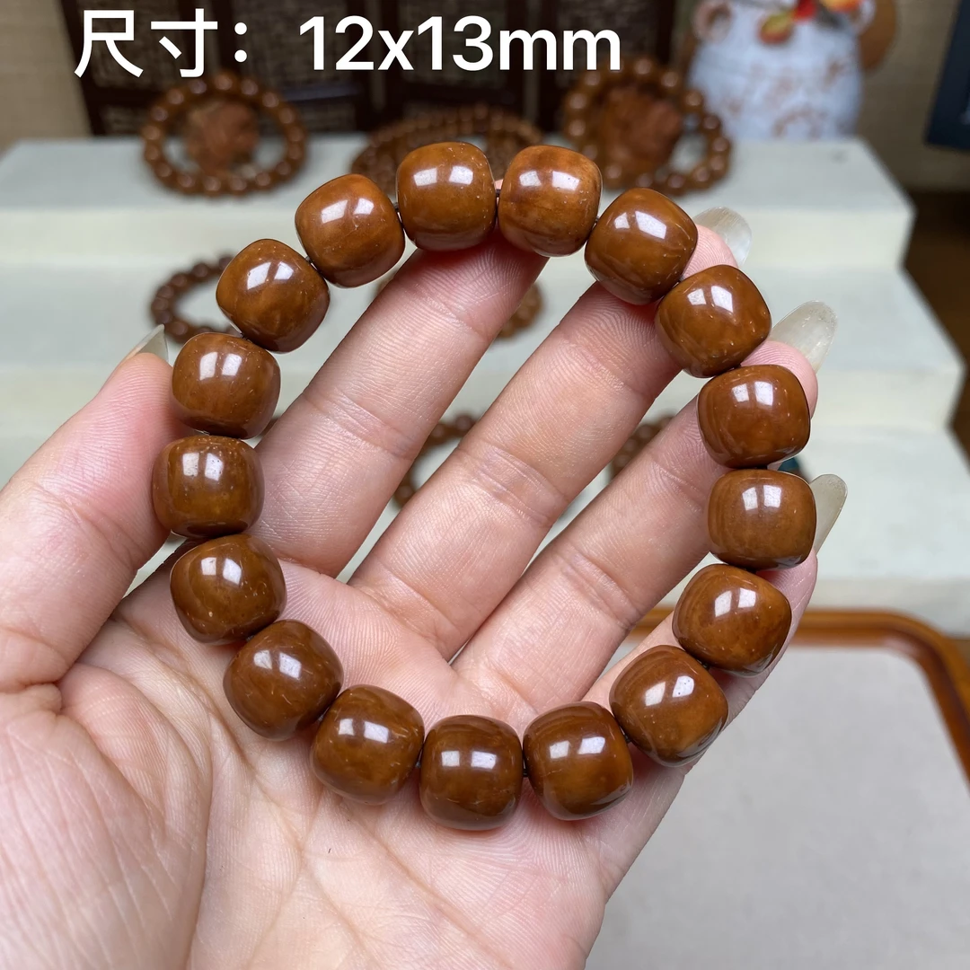 特级库克精选老型手串单圈12x13mm特级库克手串男女款