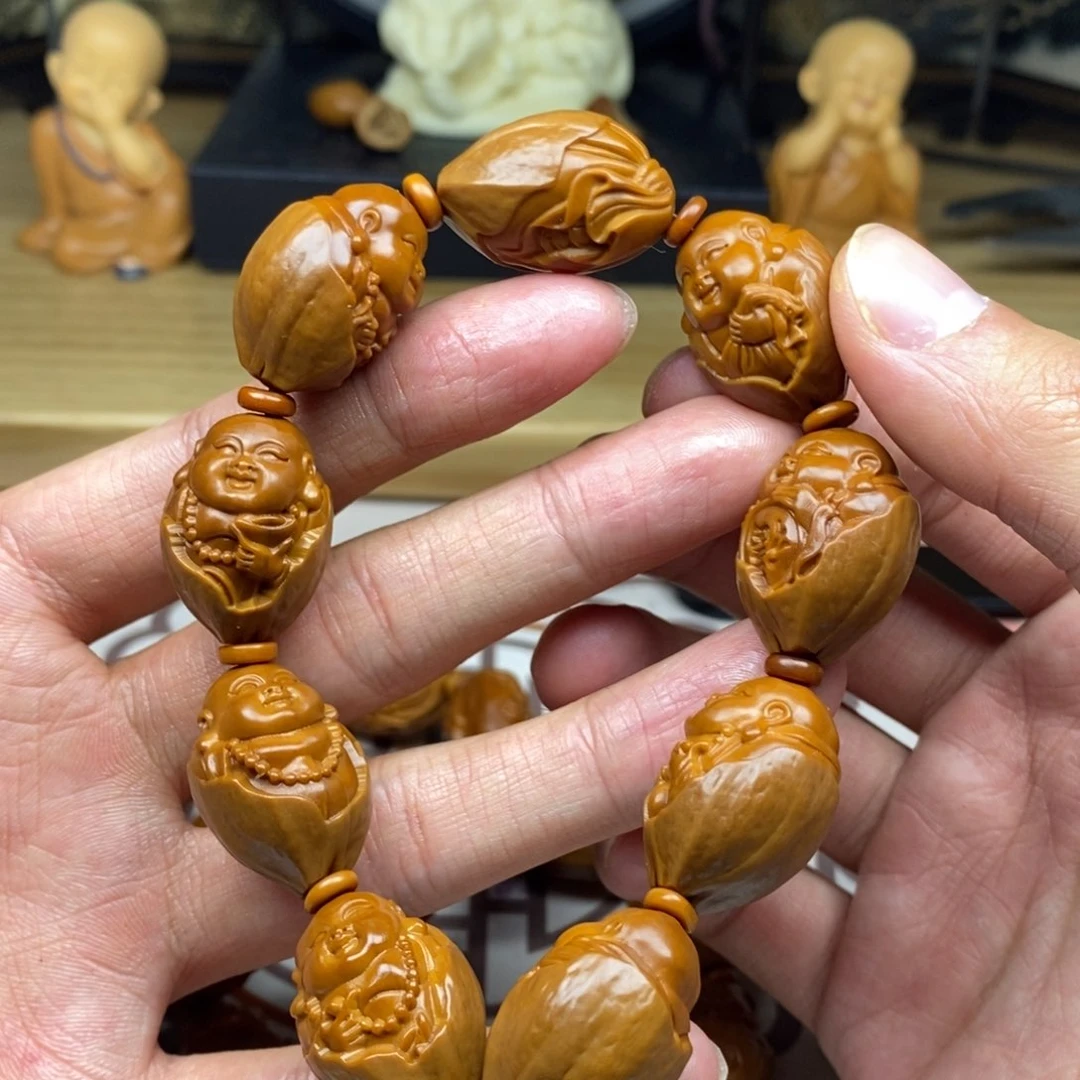 橄榄核手串/手链橄榄核雕工艺手串