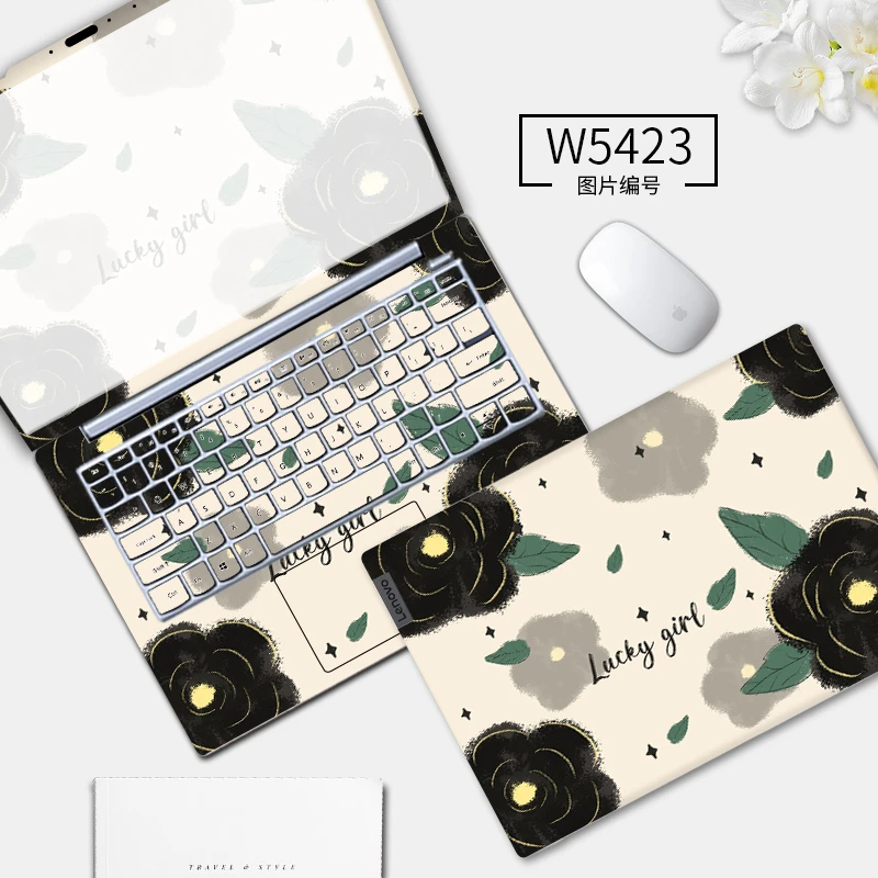 电脑贴纸适用联想小新air14笔记本pro13拯救者y7000保护华硕全套