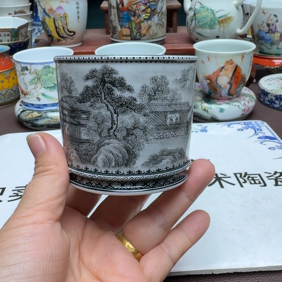 景德镇手工手绘展示