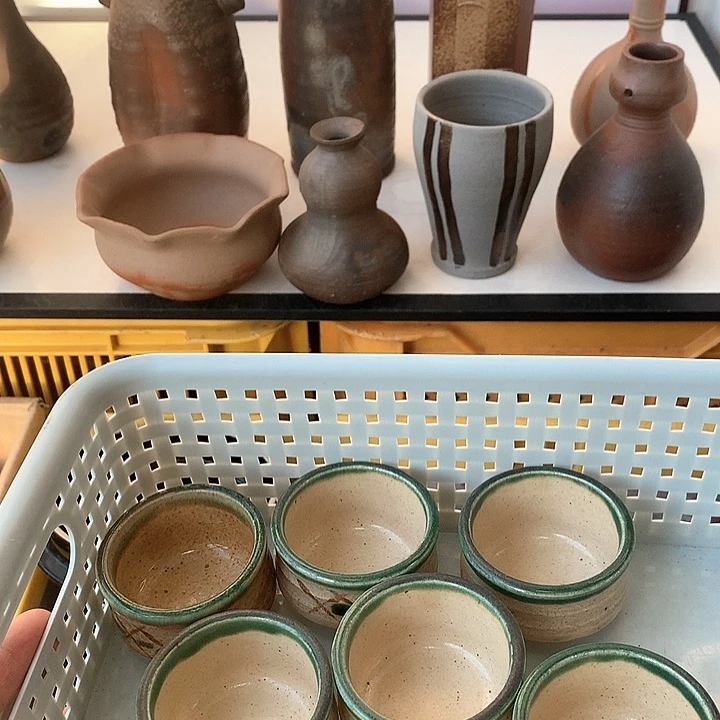 斌陶瓷材料主人杯六个