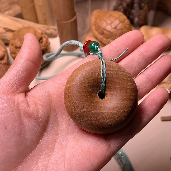 檀香木手串/手链檀香大大大平安扣