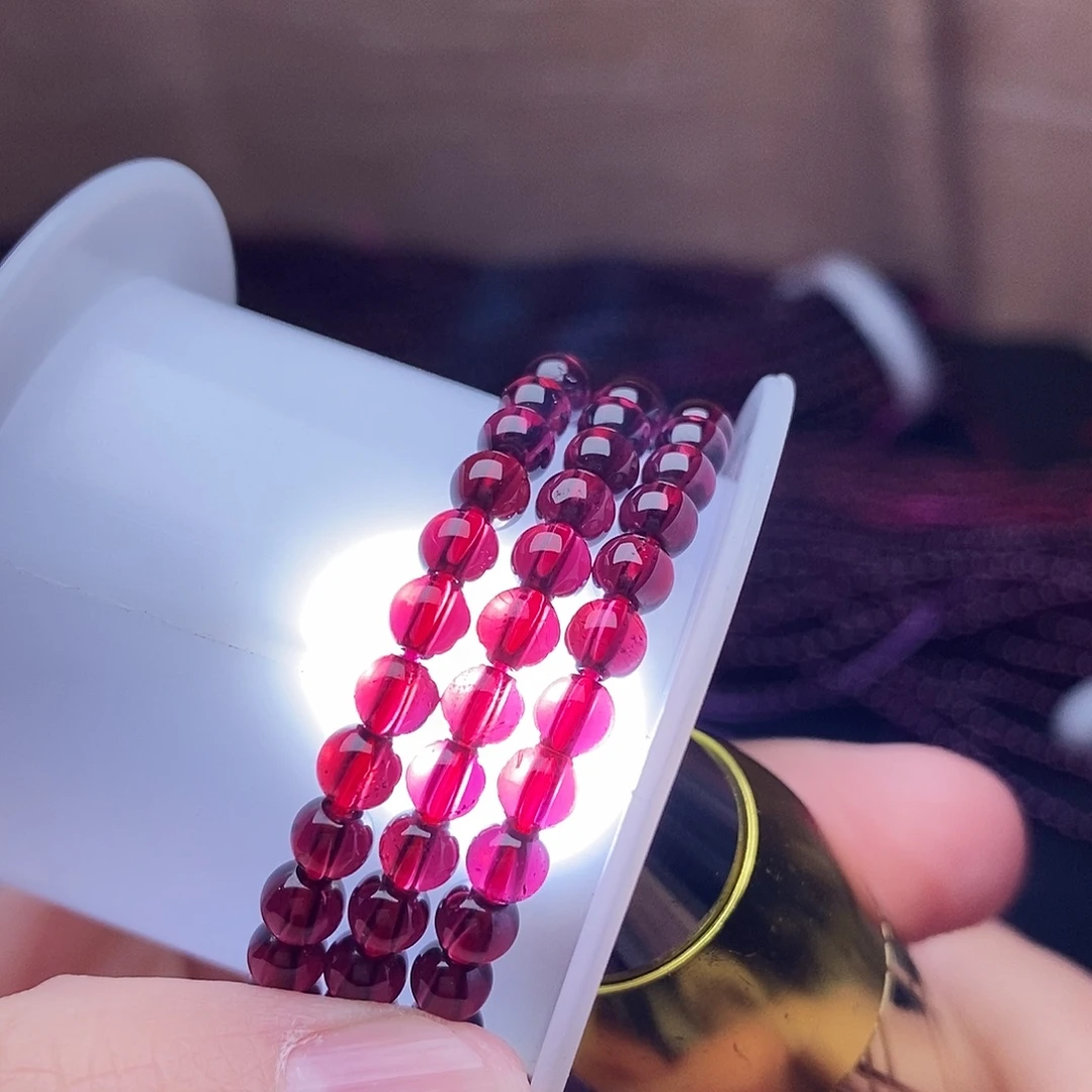 未镶嵌手链石榴石卡4.3