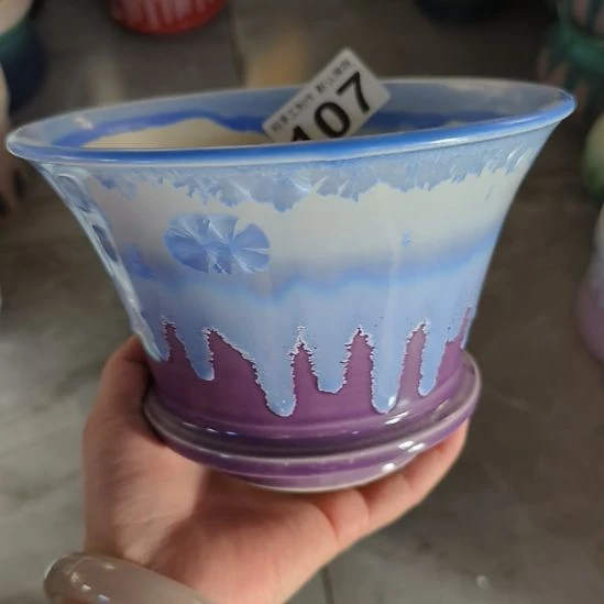 景德镇手工高温陶瓷：内16.5口高13