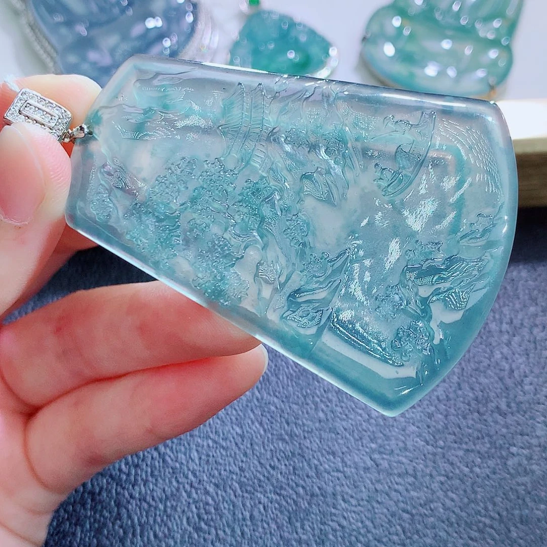 颈饰未镶嵌翡翠翡翠