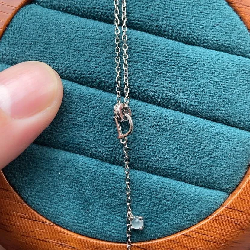 【闪购商品】翡翠手链银S925镶嵌兮兮