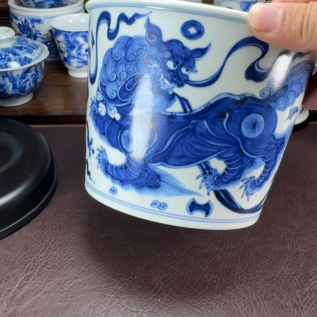 创***）瓷片当代景德镇陶瓷手绘茶具