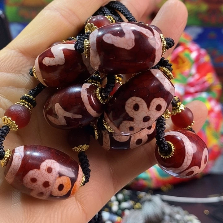 玛瑙/玉髓颈饰未镶嵌12多样性发其一