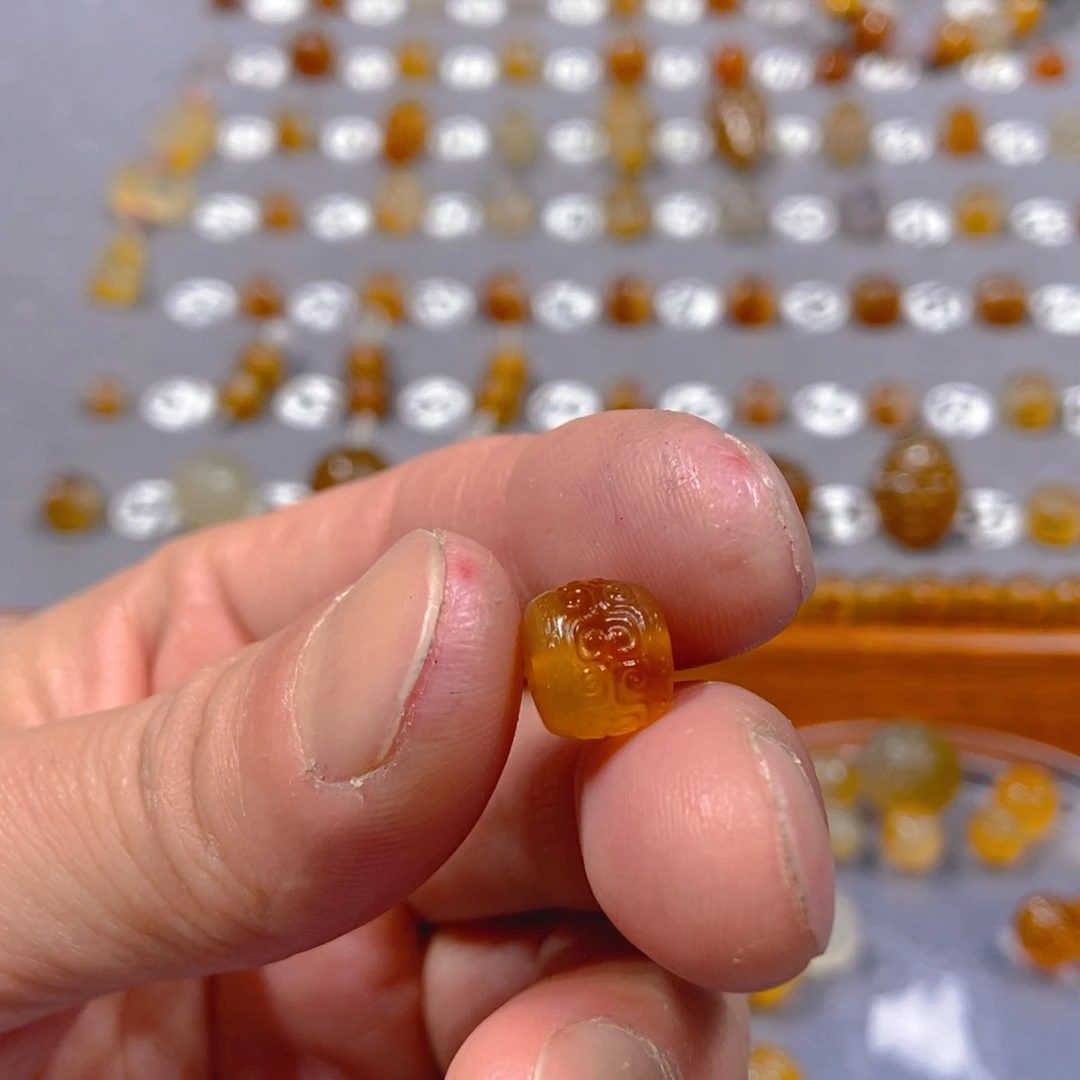 一***一玛瑙/玉髓合金颈饰珠