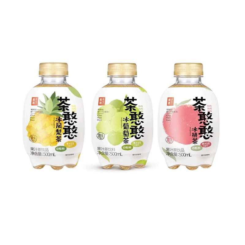 【临期】果子熟了憨憨茶500ml*4瓶（大瓶装）丨临期低价清库存