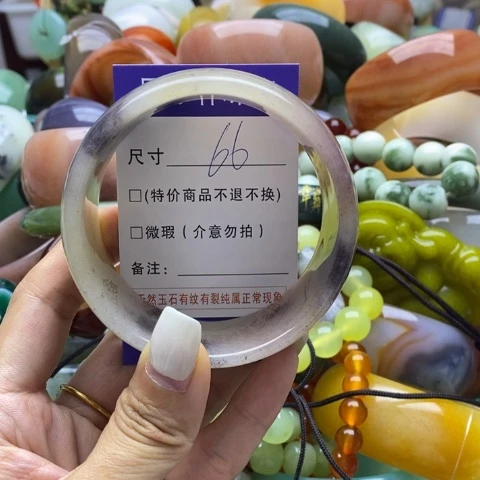 石英质玉手镯未镶嵌菲*