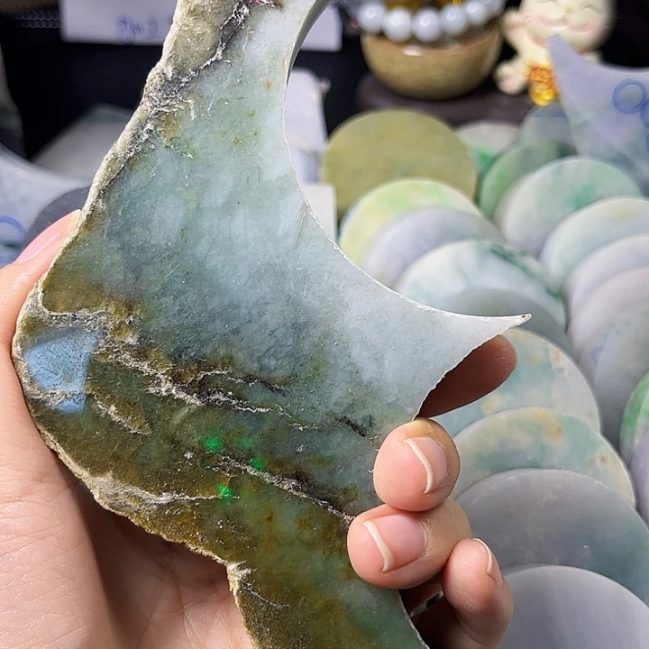 翡翠裸石缅甸翡翠