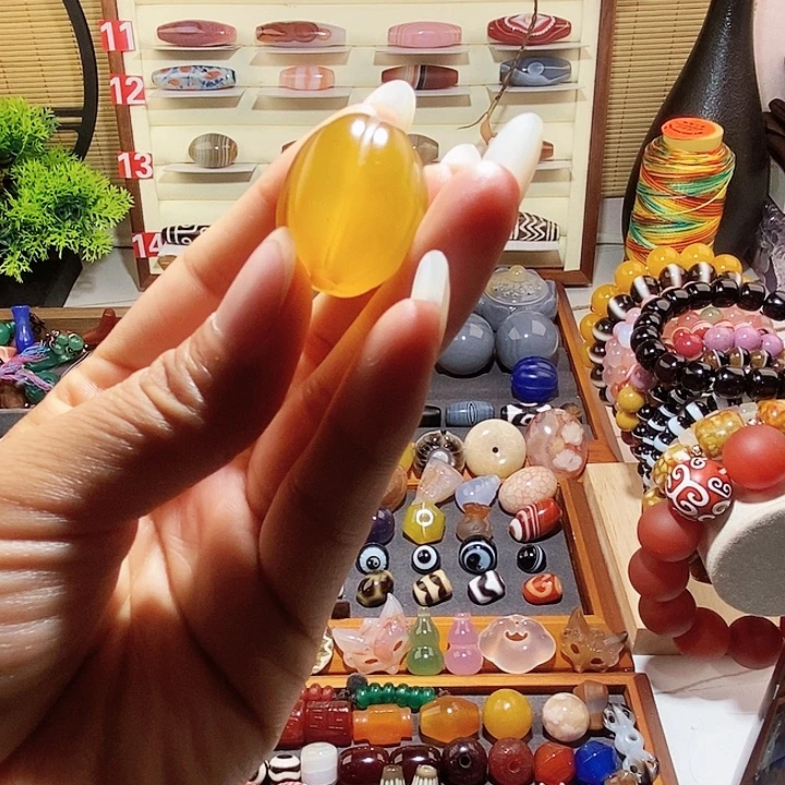 【***儿玛瑙/玉髓合金珠宝半成品