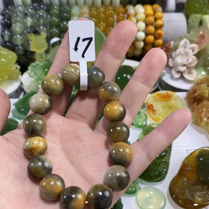 未镶嵌岫玉手串手链