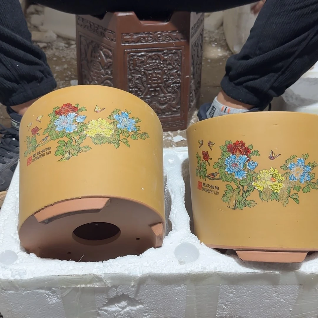 紫砂花盆瑕疵是不