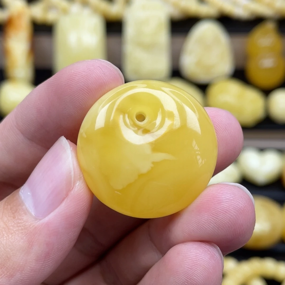 琥珀未镶嵌裸石琥珀蜜蜡