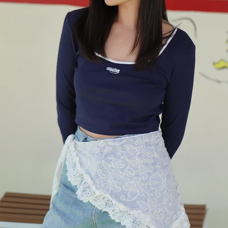 玛诗杜MUSTKOO 秋春款时尚百搭拼接设计感蕾丝装饰帘MF-0038