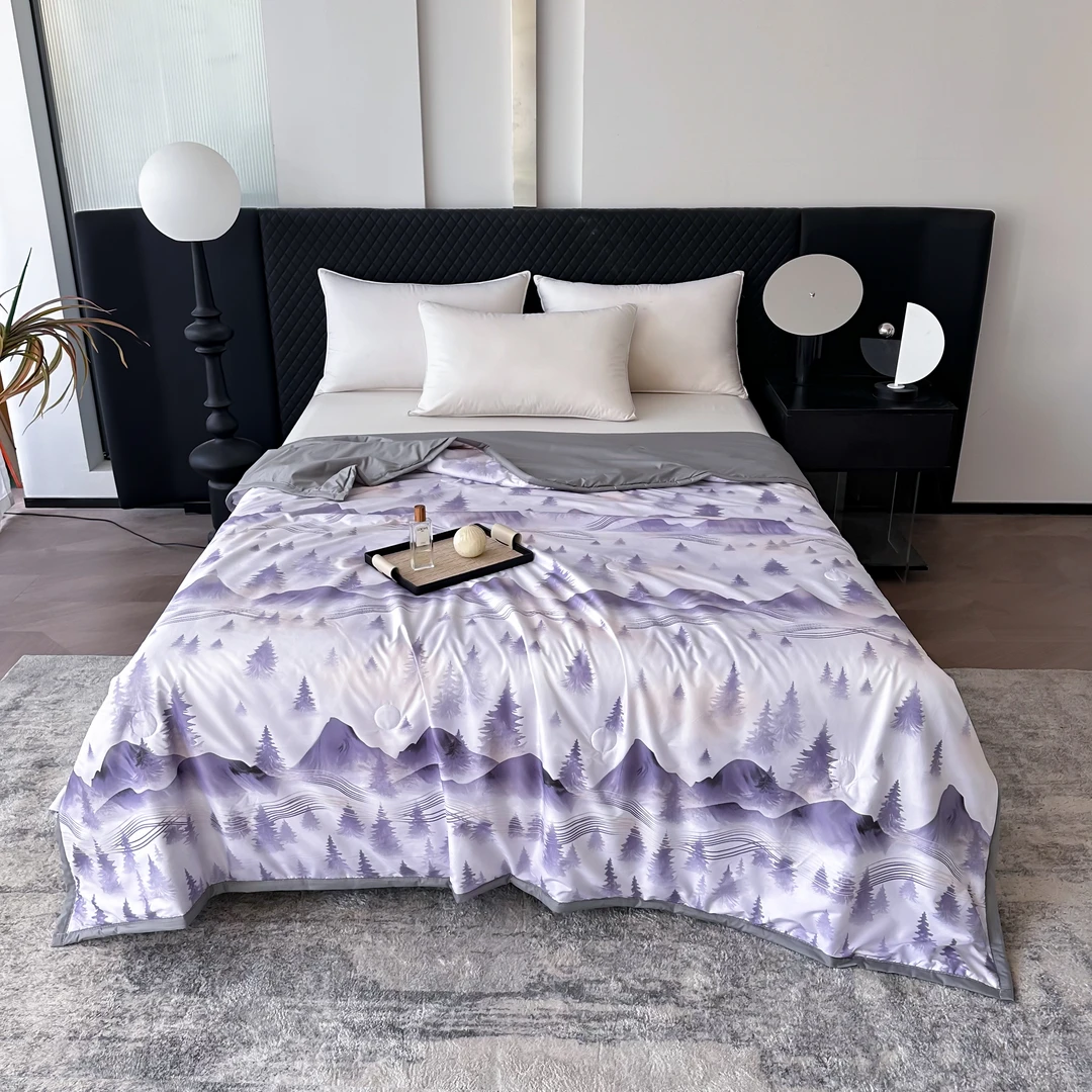 【15天试睡】山水一程夏凉被空调被亲肤可机洗单人双人被子150*200A