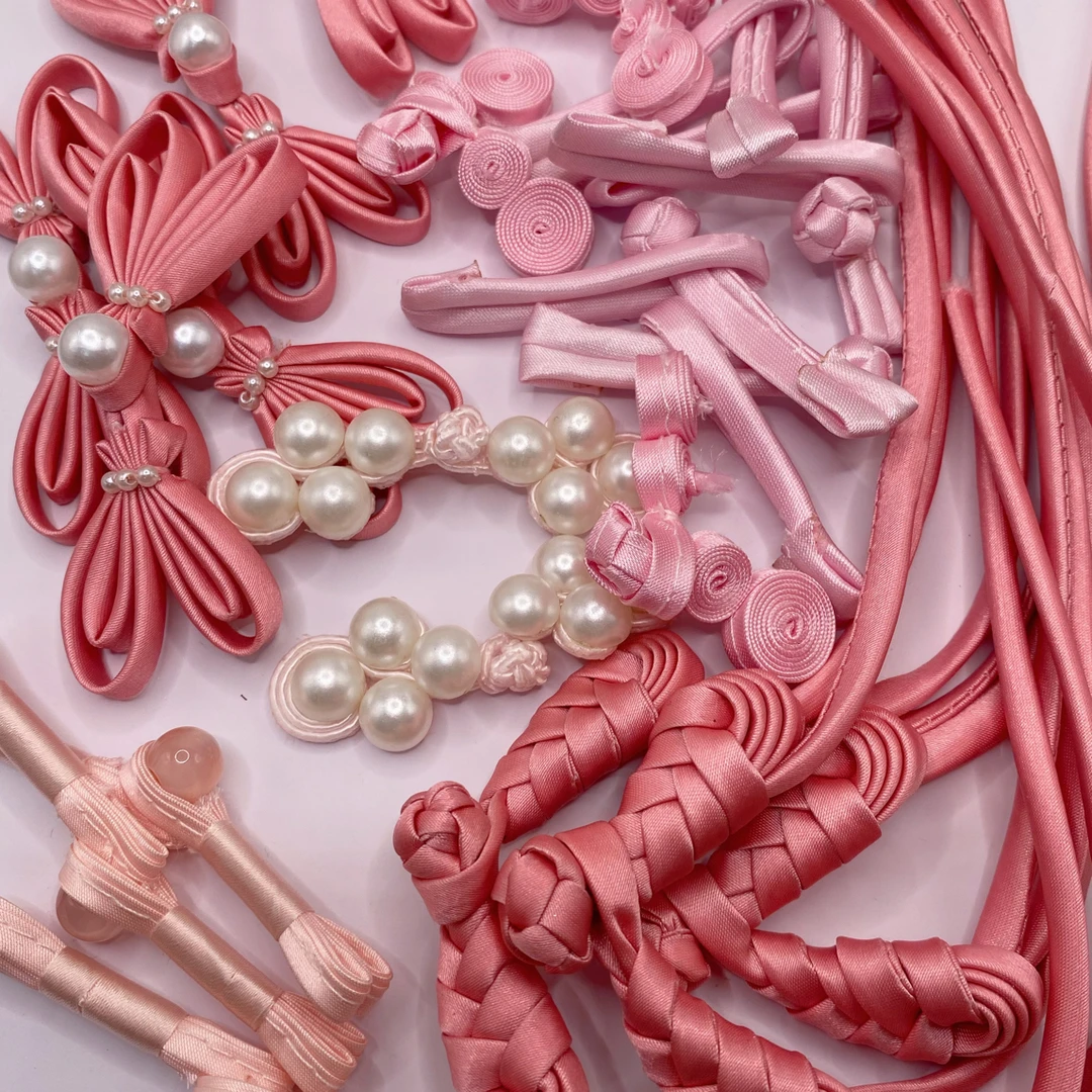 旗袍盘扣手工菊花中式唐装纽扣民族服装辅料复古花扣衣服布扣配件