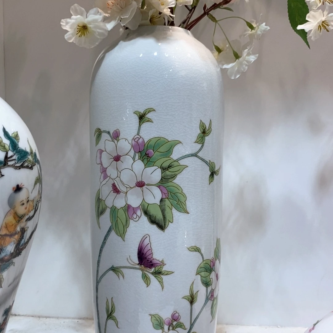 摆件景德镇陶瓷花瓶摆件