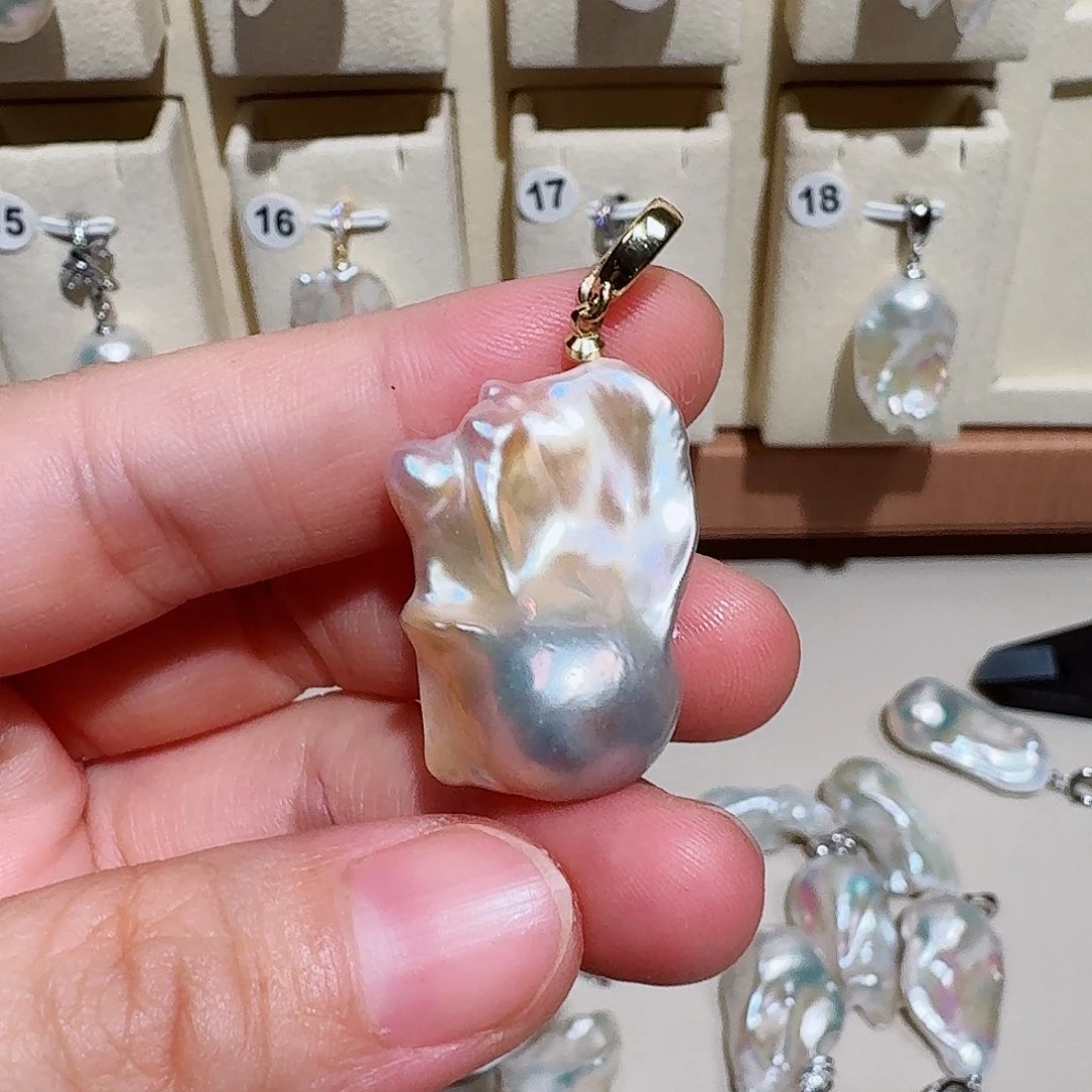 慢***慢淡水珍珠未镶嵌颈饰