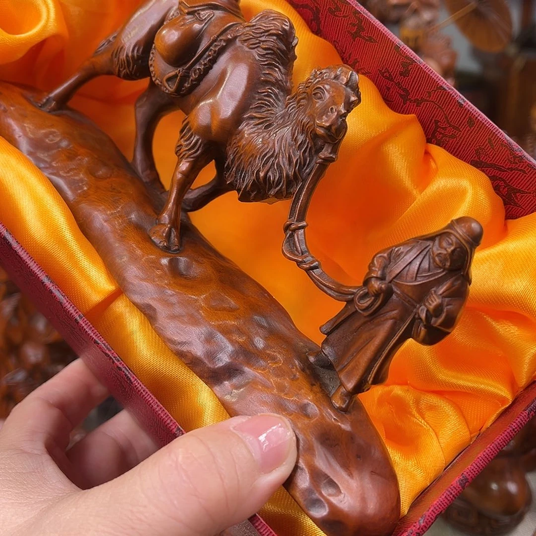 黄杨木黄杨木雕刻高度19厘米