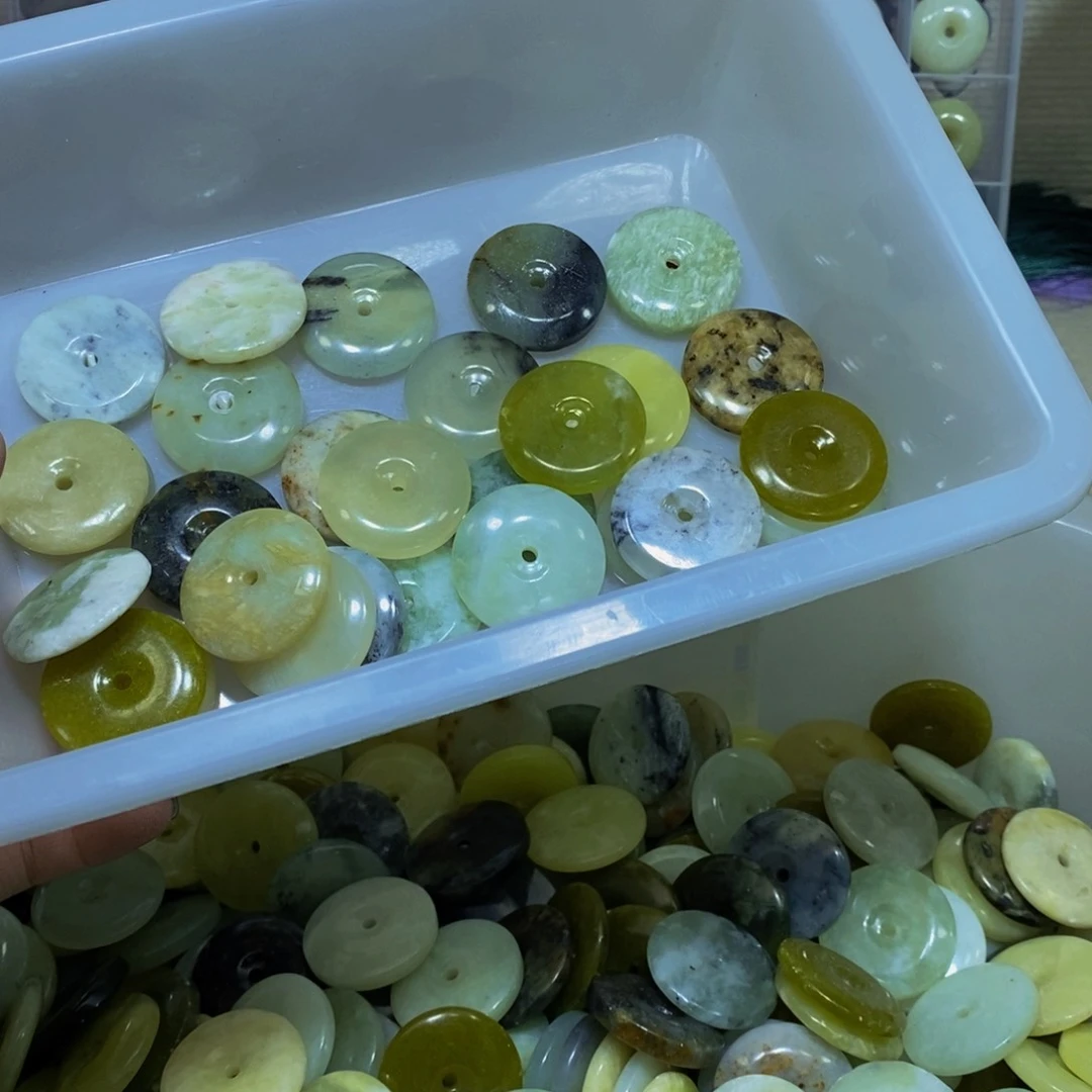 蛇纹石玉未镶嵌毛衣链59