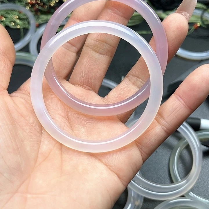 【闪购商品】玛瑙/玉髓手镯未镶嵌面****开