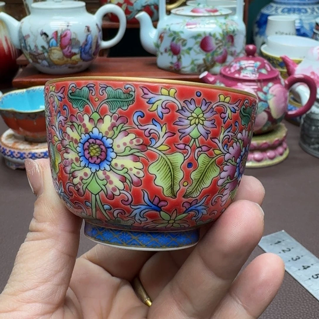 瓷片景德镇仿古手工制作精品展示