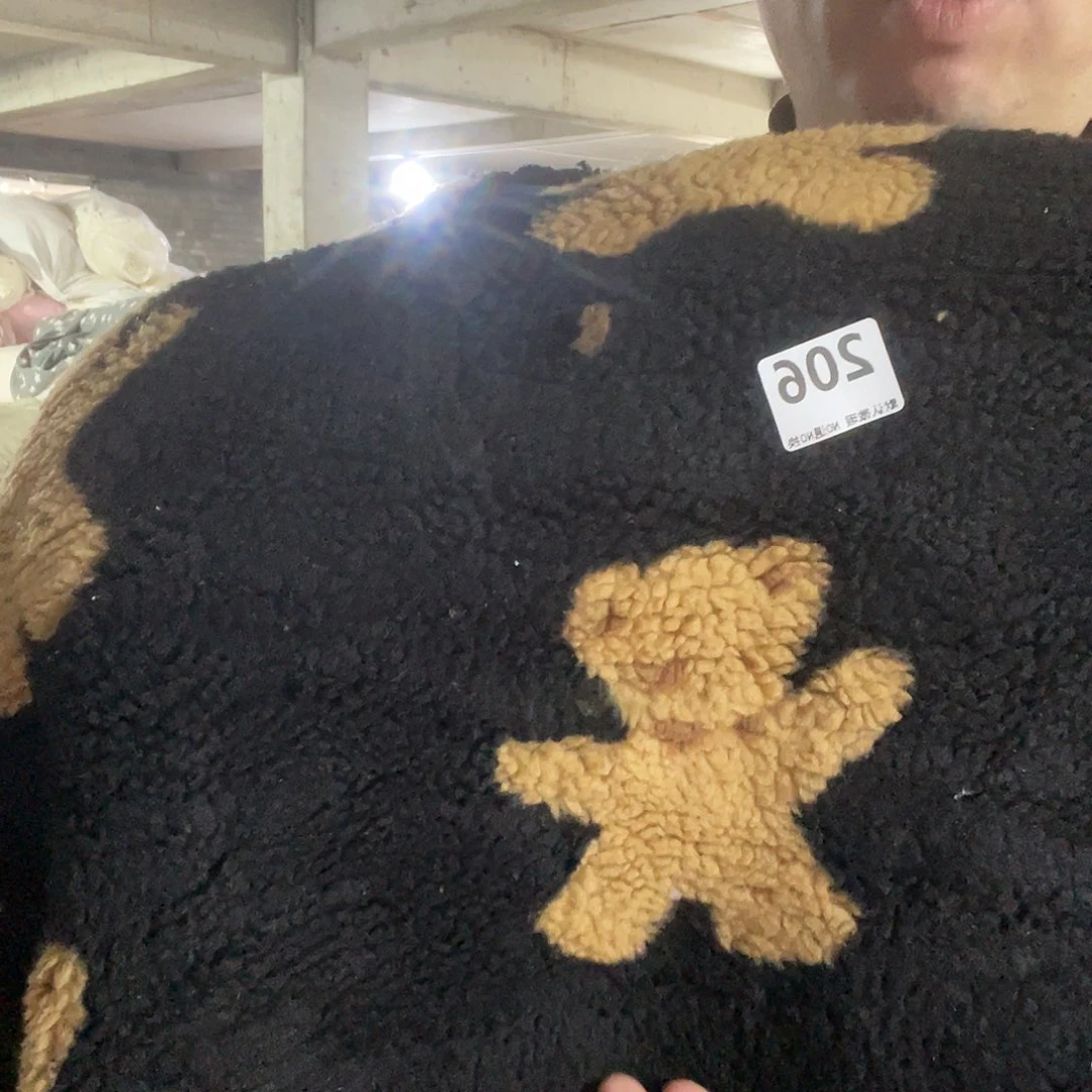 化纤宽1.55米单面羊羔绒2米价206