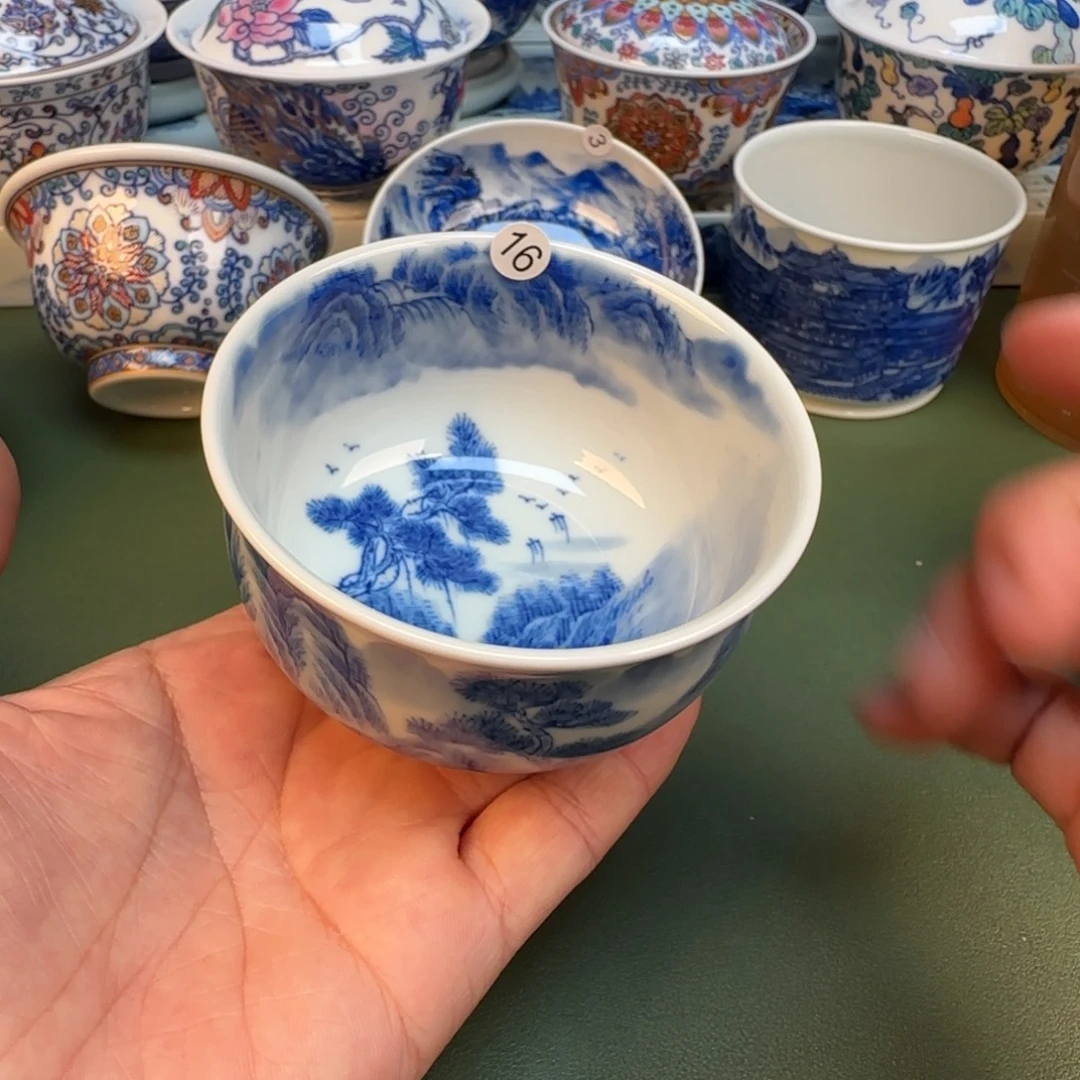 纯手工纯手绘茶具石头16