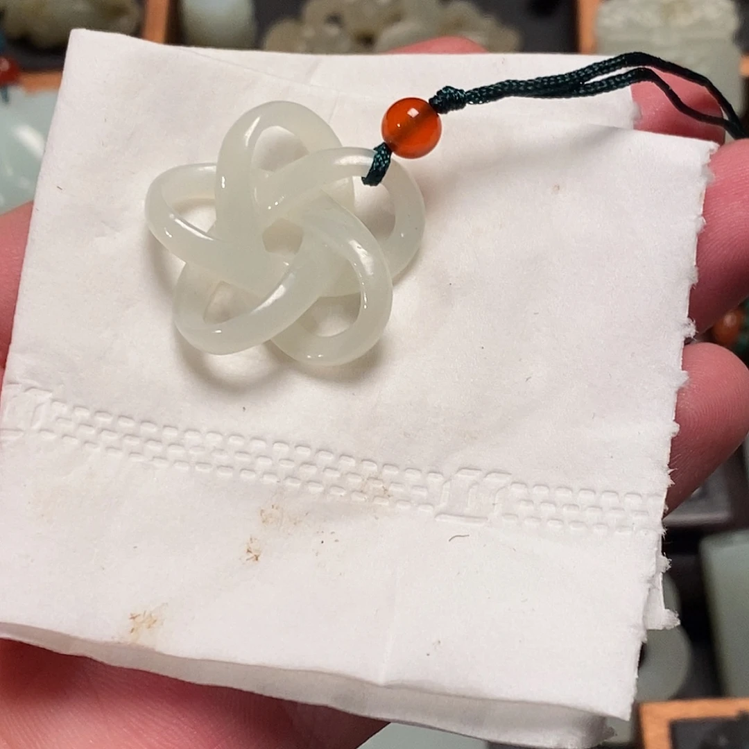 今***喜和田玉未镶嵌挂件