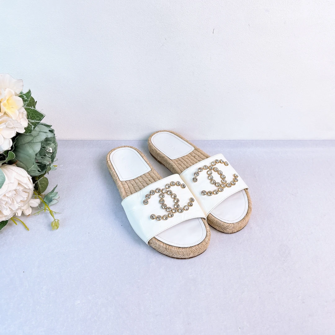 95新 Chanel/香奈儿 拖鞋/37码/Xsps10057