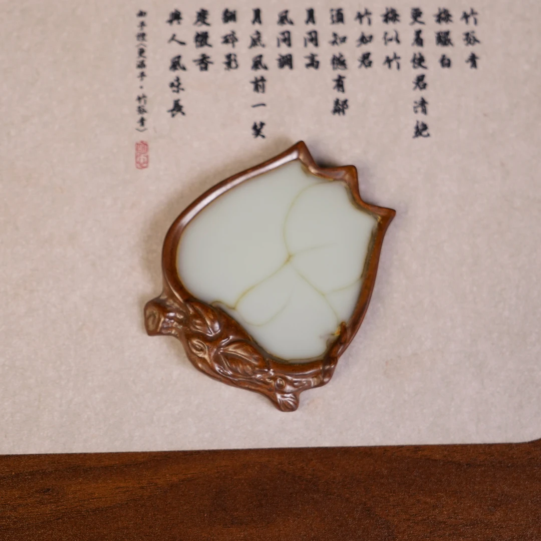【特惠福利】玉面杯垫.1108.中式复古茶杯垫创意陶瓷家用茶具