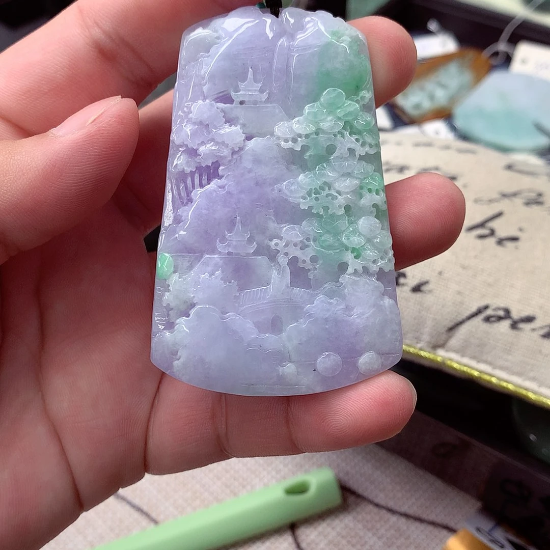 翡翠未镶嵌吊坠(不含链)菲**姐