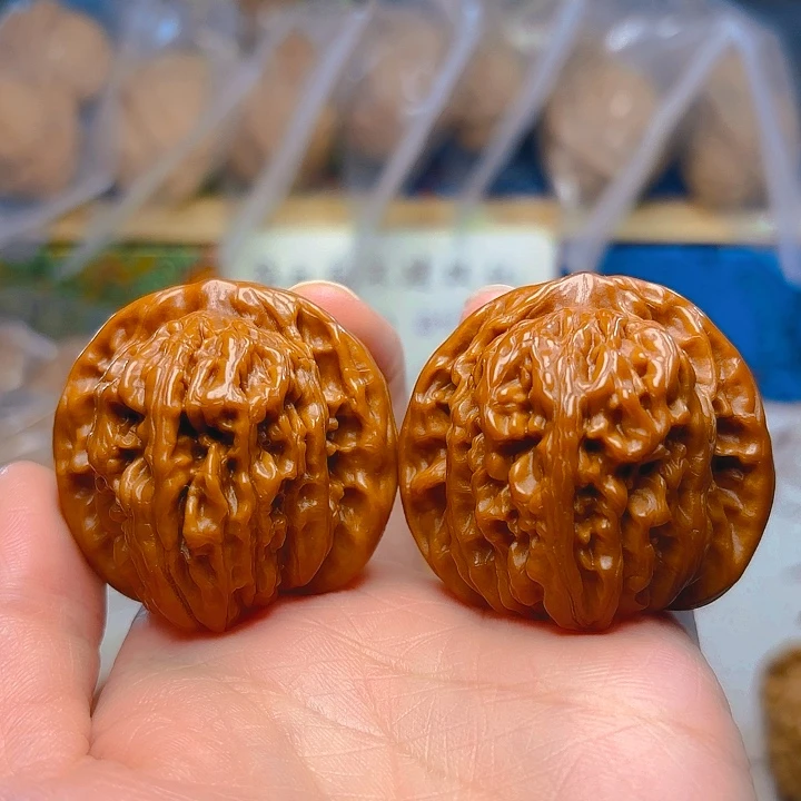 文玩核桃吊坠四座楼42+