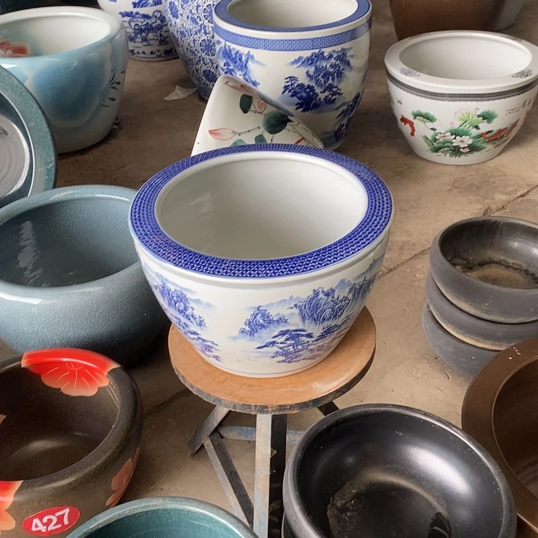 景德镇陶瓷鱼缸艺术