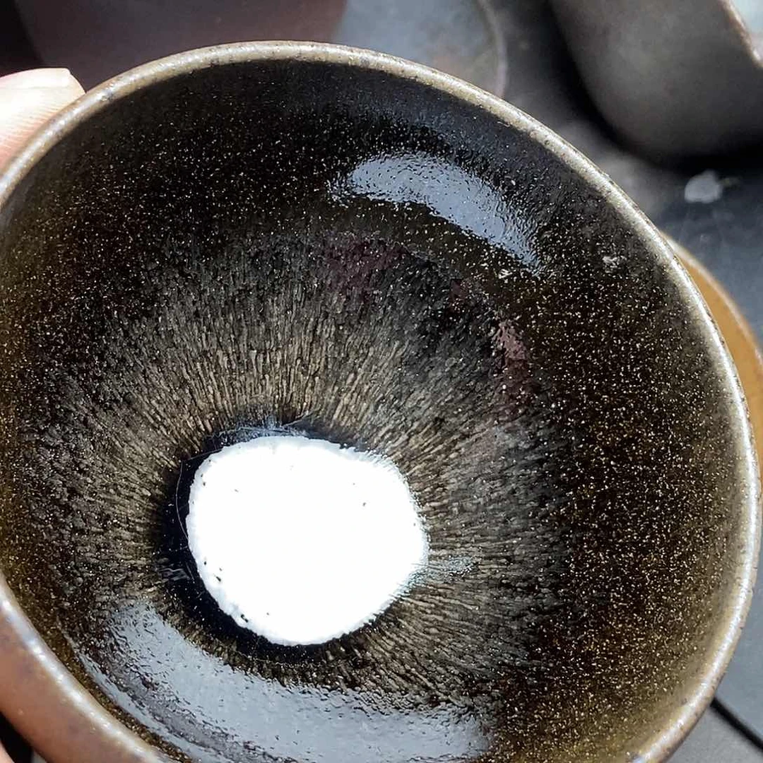 茶盏188 建窑建盏微瑕磨底