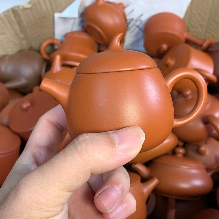 原矿朱泥茶具茶壶家用120