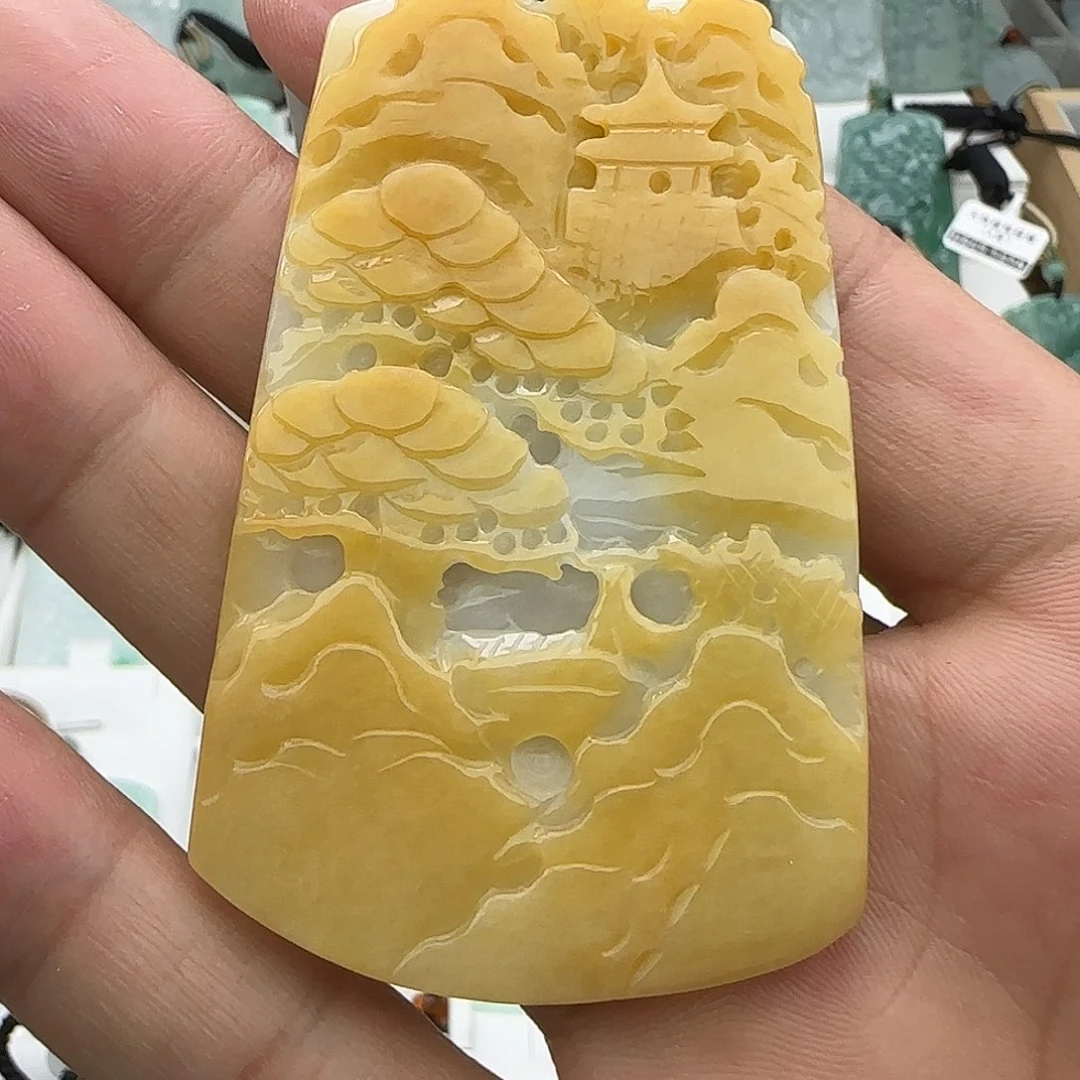 颈饰未镶嵌翡翠翡翠