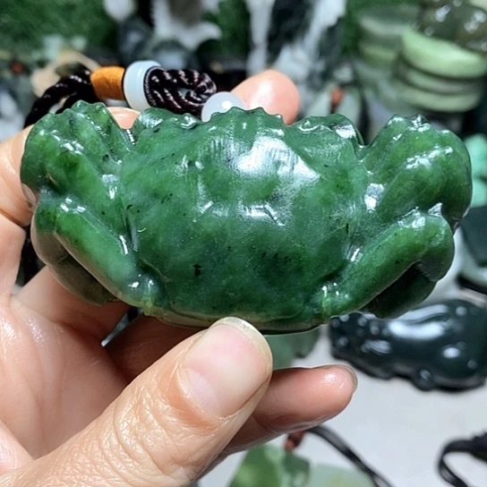 未镶嵌和田玉（糖玉）珠宝半成品碧**天