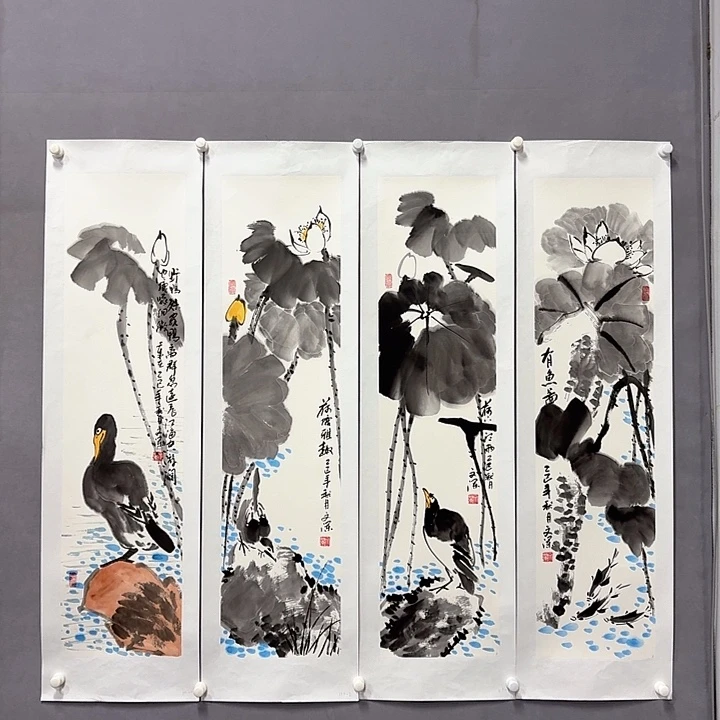 国画亲笔手绘放心去藏